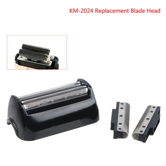 Kemei KM-2024 Extra Mesh Blade Net Shaving Shaver Parts Original 2024 Razor Replacement Blade Head