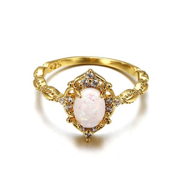 18K Gold Plated Women's Ring Jewelry
