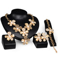 Gold Jewelry Set  - 4-Piece Accessory Set